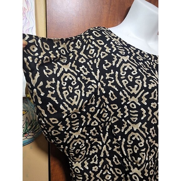 Avon Style Vintage Abstract Print Oversized Blouse Top (M/L) - Picture 10 of 12